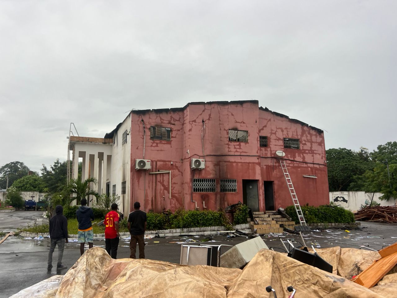 Côte d'Ivoire - incendie , Tafiré : un incendie ravage une partie de la mairie du maire Charles Sanga